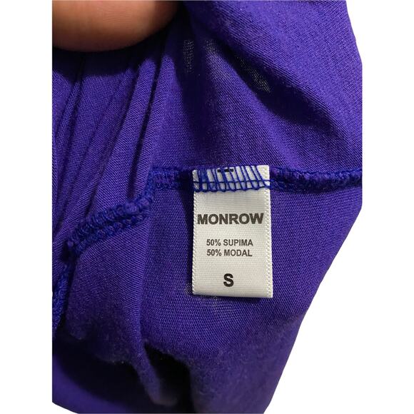 Monrow Purple Racerback Basic Casual Everyday Lightweight Tank Maxi Dress Small - Picture 2 of 10
